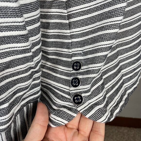 Talbots Black & White Cowl Neck Sweater size Large - Picture 7 of 9